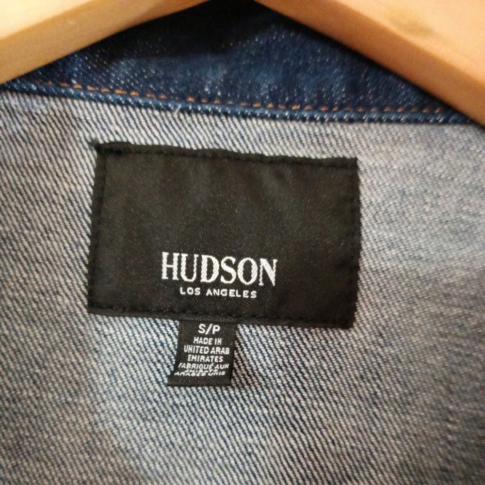 Nwot Women's Hudson Crop Denim Classy Chic Jacket W/ Pockets Small - Picture 4 of 6